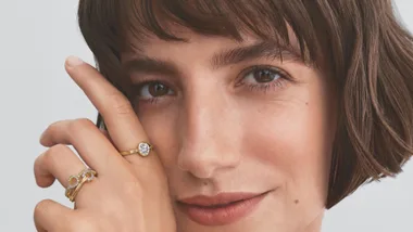 Model wearing Pandora Infinite Pave collection