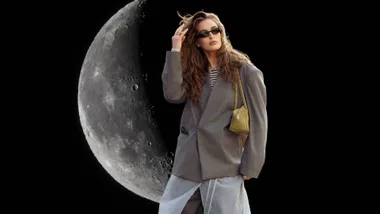 woman with the new moon august 2025
