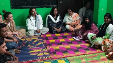 kishwar chowdhury in world vision center